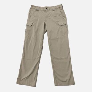 5.11 Tactical Men’s 74369-055 Flex-Tac Cargo Pants Size 34 X 32 Beige Ripstop